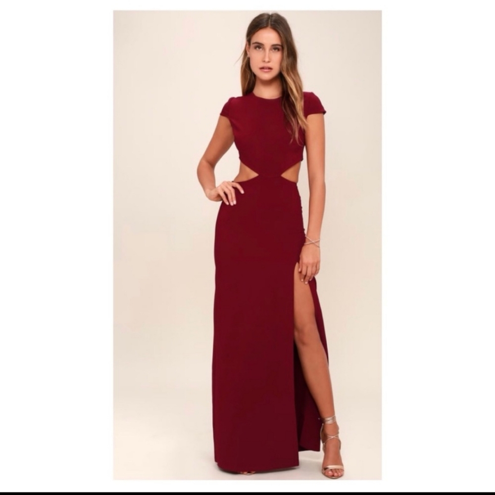 Lulu's Conversation Piece Backless Dress NWT